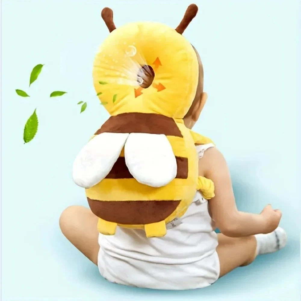Head Back Protector Baby Protect Pillow Learn Walk Head Protector Cushion Anti Fall Backward Cap Carry Cartoon Kids Safe