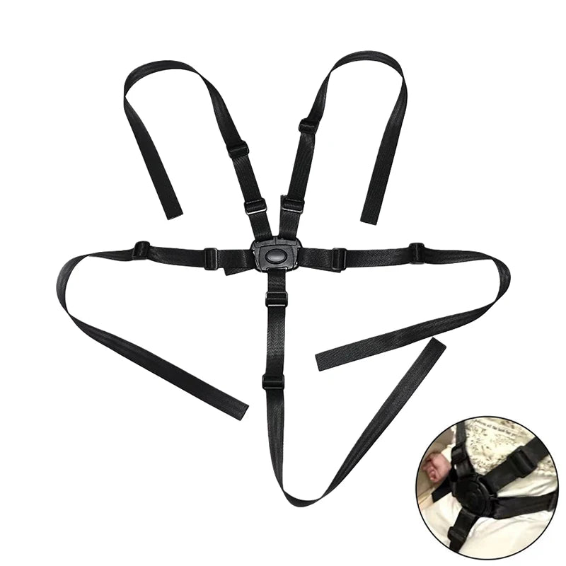 Baby Five Points Safety Belts Lunch Seat Car Sleeping Fixed Belts Toddler Protection Universal Belt Baby Stroller Accessories