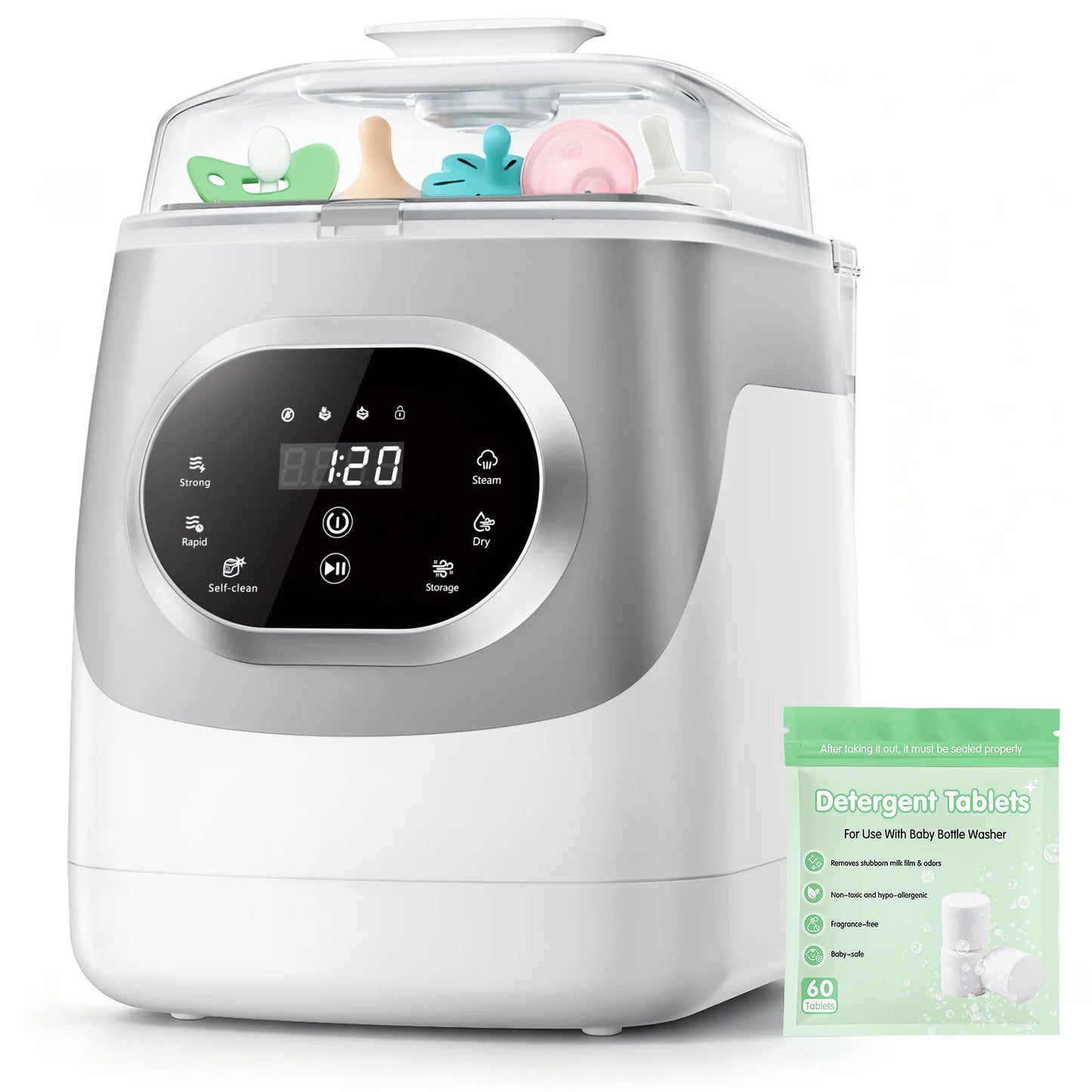 Baby Bottle Care Machine Multi-functional Baby Bottle Washer Sterilizer and Dryer for All Baby Items Bottles&Breast Pump Accessories