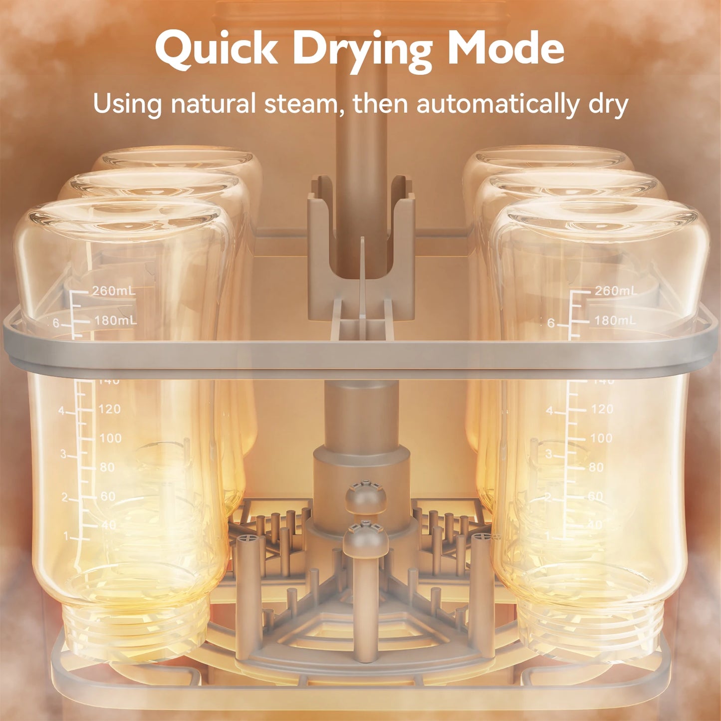 Baby Bottle Care Machine Multi-functional Baby Bottle Washer Sterilizer and Dryer for All Baby Items Bottles&Breast Pump Accessories