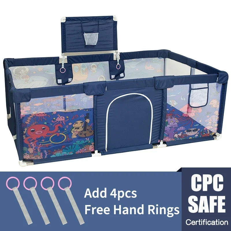 Baby Playground Large Baby Playpen Machine Washable Baby Activity Fence Ball Pool Games Playpen for Child Safety
