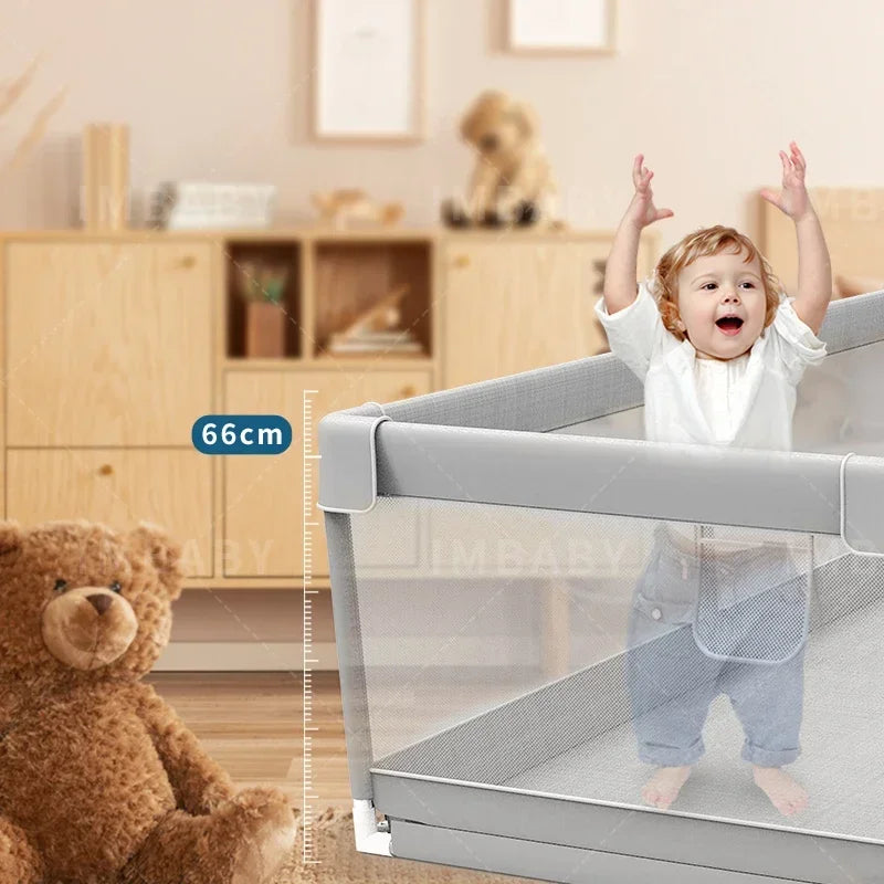 Baby Playpen Gray Baby Activity Fence Large Baby Playground Safety Activities for Babies Games Park Playpen for Children