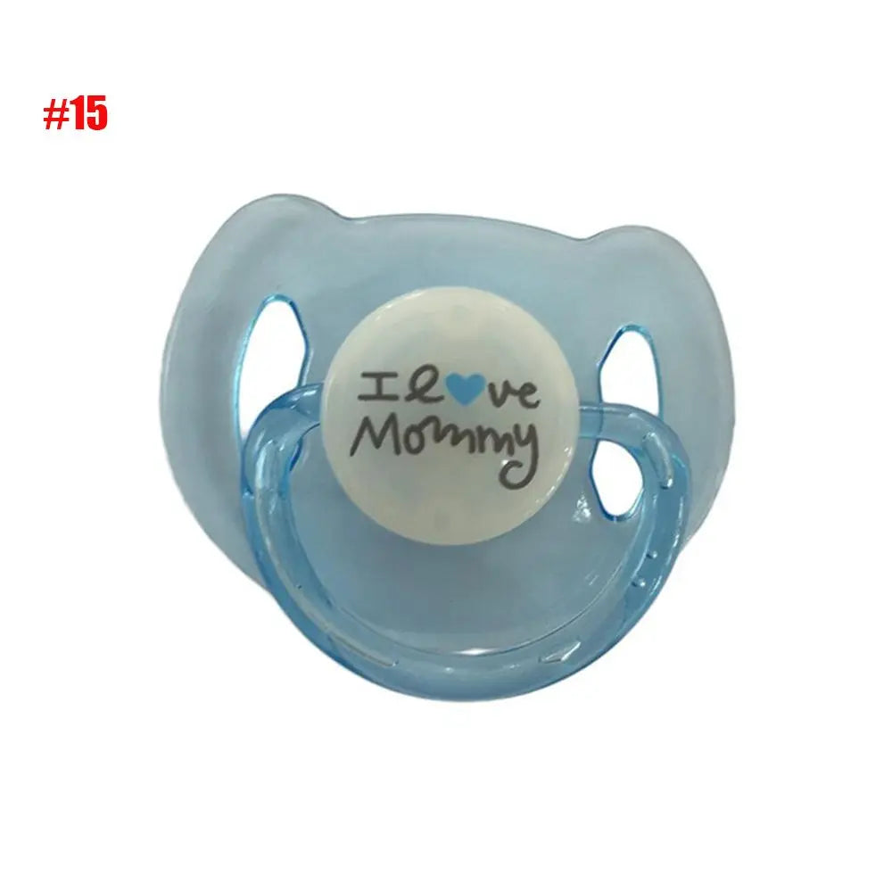 New Simulation Pacifiers for 20-22inch Baby Dolls Cute Lovely Magnet Pacifier ABS Plastic Dummy Nipples Kids Toy Accessories