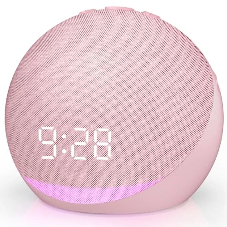 Sound Machine Alarm Clock for Bedroom: 25 Natural Sleep Sounds - White Noise Machine for Adults and Baby - Gentle Wake Up Alarm
