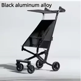 Baby Stroller One Click Folding Lightweight Strollers Portable Baby Car with Seat Belt Baby Trolly Anti Rollover Child Carts