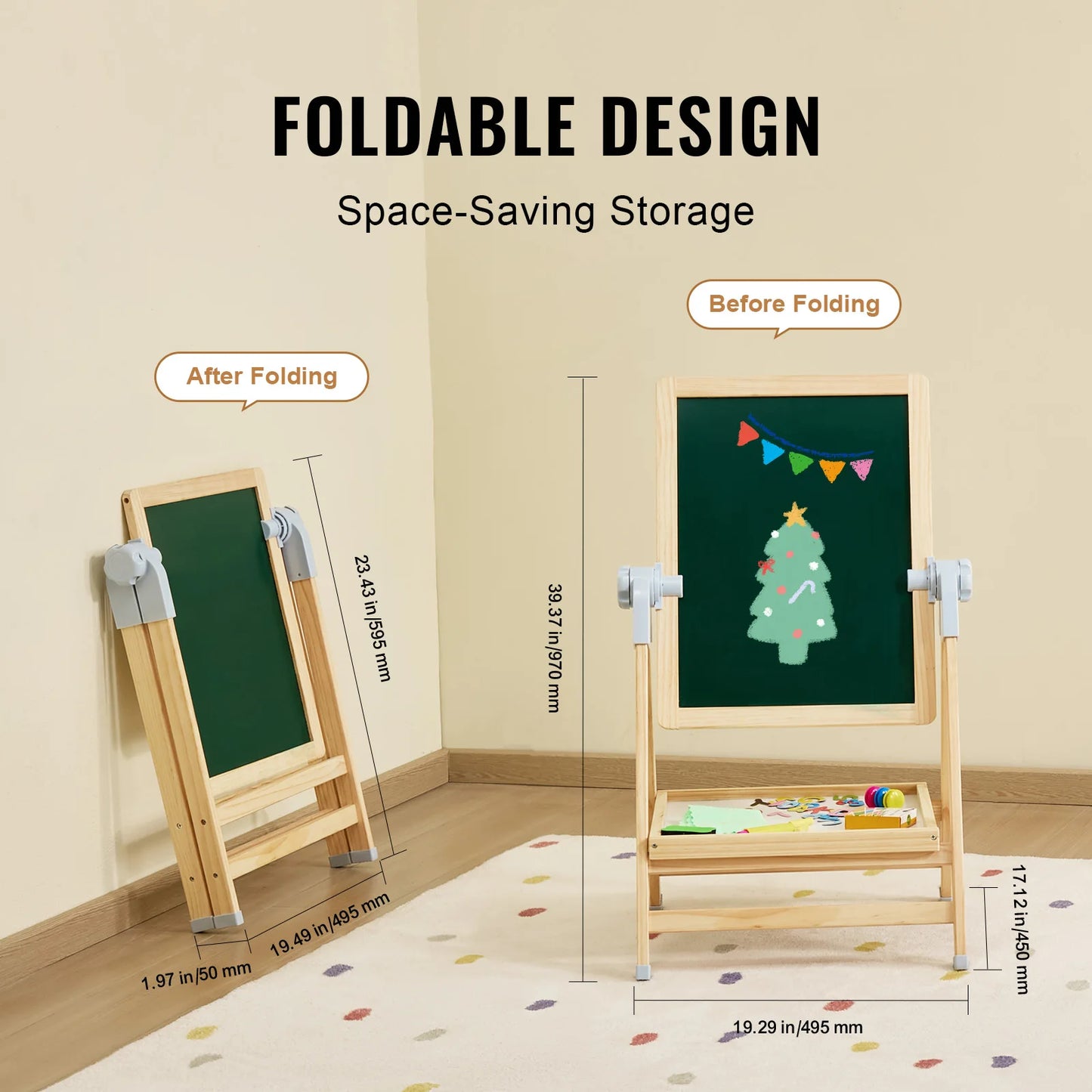 Standing Magnetic Drawing Board WordPad Art Easel with Painting Accessories Children Educational Toys for Kids Boy Girl