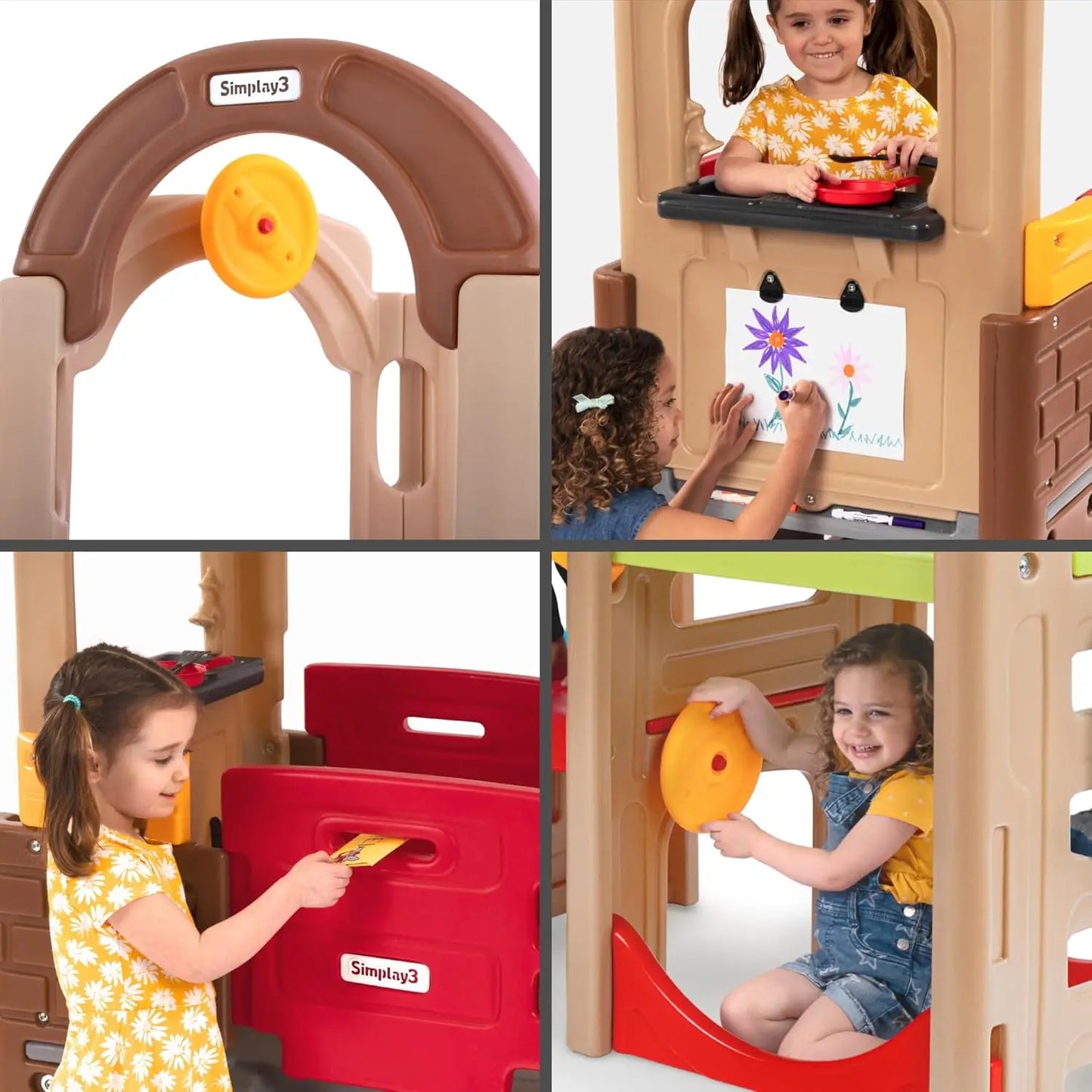 Young Explorers Modular Play System Kids Activity Outdoor Playset for Children Age 18 mos 6yrs Toddler Playground Slide Climb