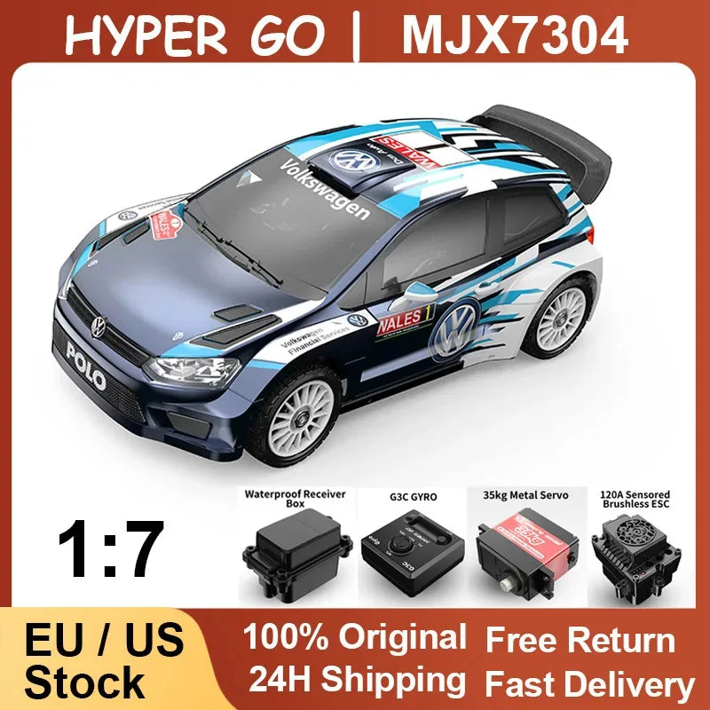 WRC Remote Control Car 7303 1/7 Drifting Car Rally Car Drifting Four-Wheel Drive Rally Car Model Toy
