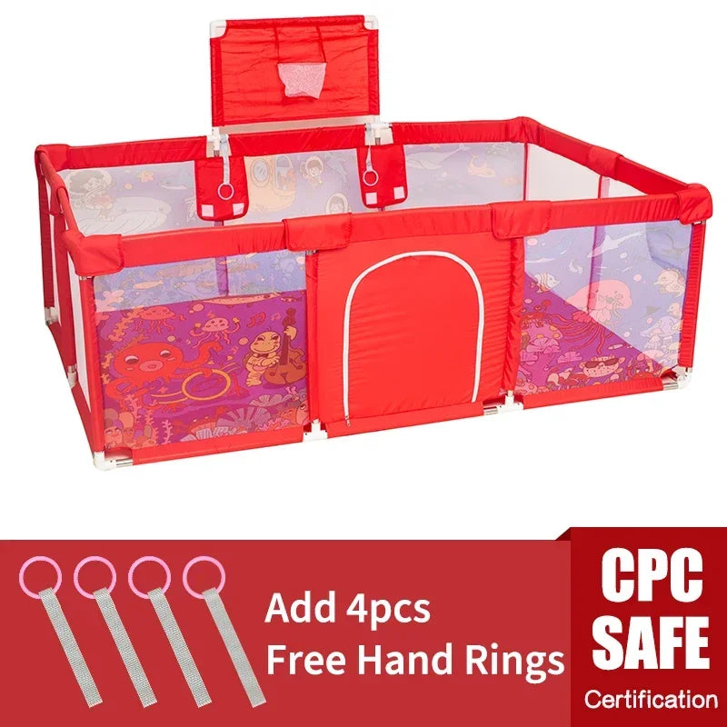 Baby Playground Large Baby Playpen Machine Washable Baby Activity Fence Ball Pool Games Playpen for Child Safety