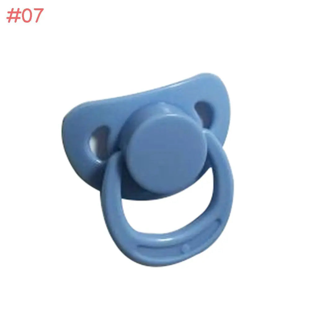 New Simulation Pacifiers for 20-22inch Baby Dolls Cute Lovely Magnet Pacifier ABS Plastic Dummy Nipples Kids Toy Accessories