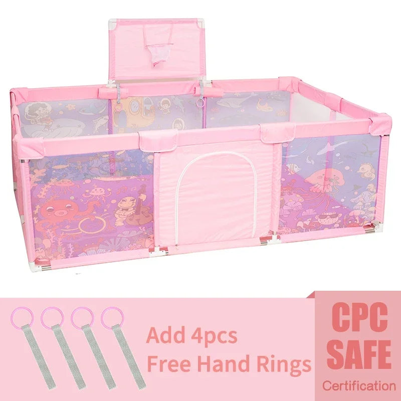 Baby Playground Large Baby Playpen Machine Washable Baby Activity Fence Ball Pool Games Playpen for Child Safety