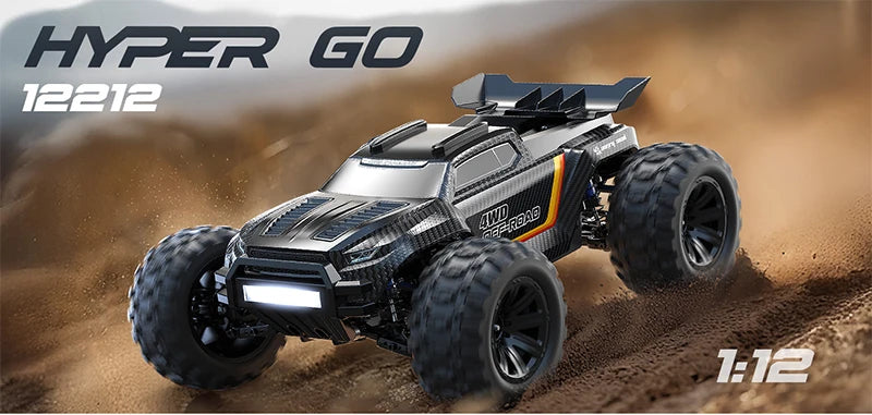 Car 4x4 Rc Toys Rc Offroad 58 KM/H Truck RC 4WD Electric 3S High-Speed Brushless Control Car For Adult Shipping From US HYPER GO MJX 12212 1:12