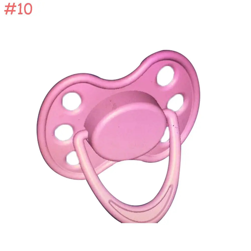 New Simulation Pacifiers for 20-22inch Baby Dolls Cute Lovely Magnet Pacifier ABS Plastic Dummy Nipples Kids Toy Accessories