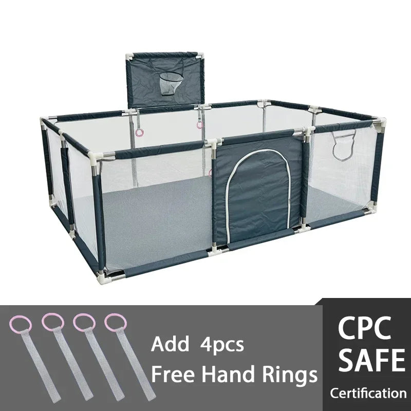 Baby Playground Large Baby Playpen Machine Washable Baby Activity Fence Ball Pool Games Playpen for Child Safety