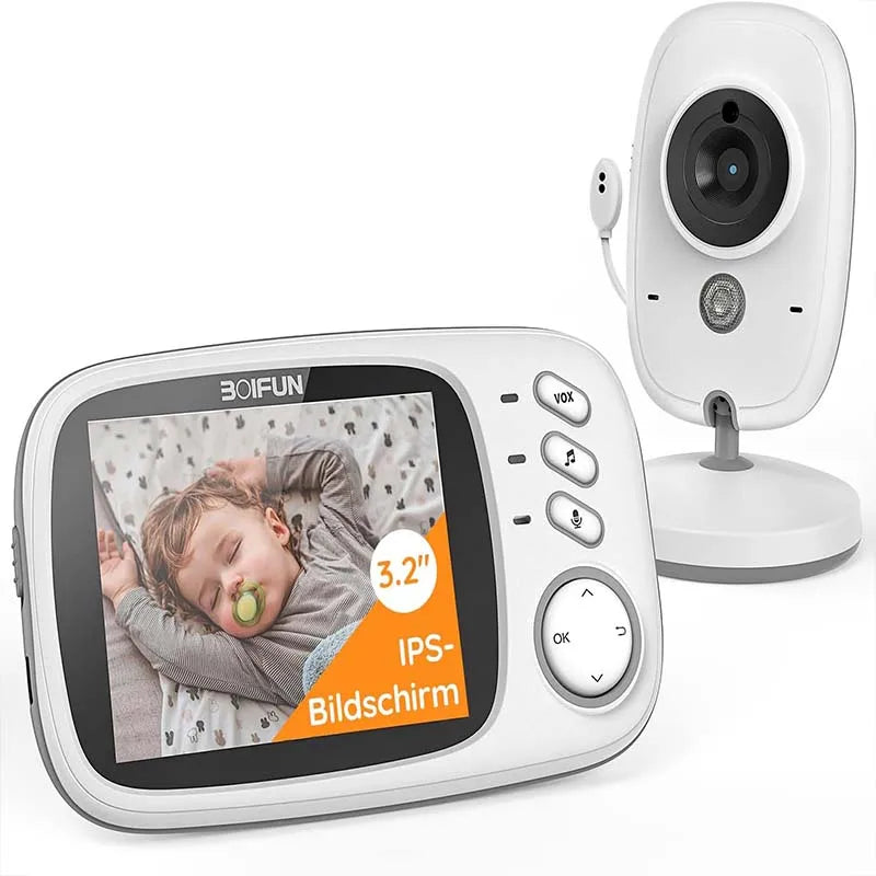 3.2 Inch Digital LCD Screen Wireless Baby Monitor with Camera,  Surveillance with  VOX, Night Vision Temperature Monitor